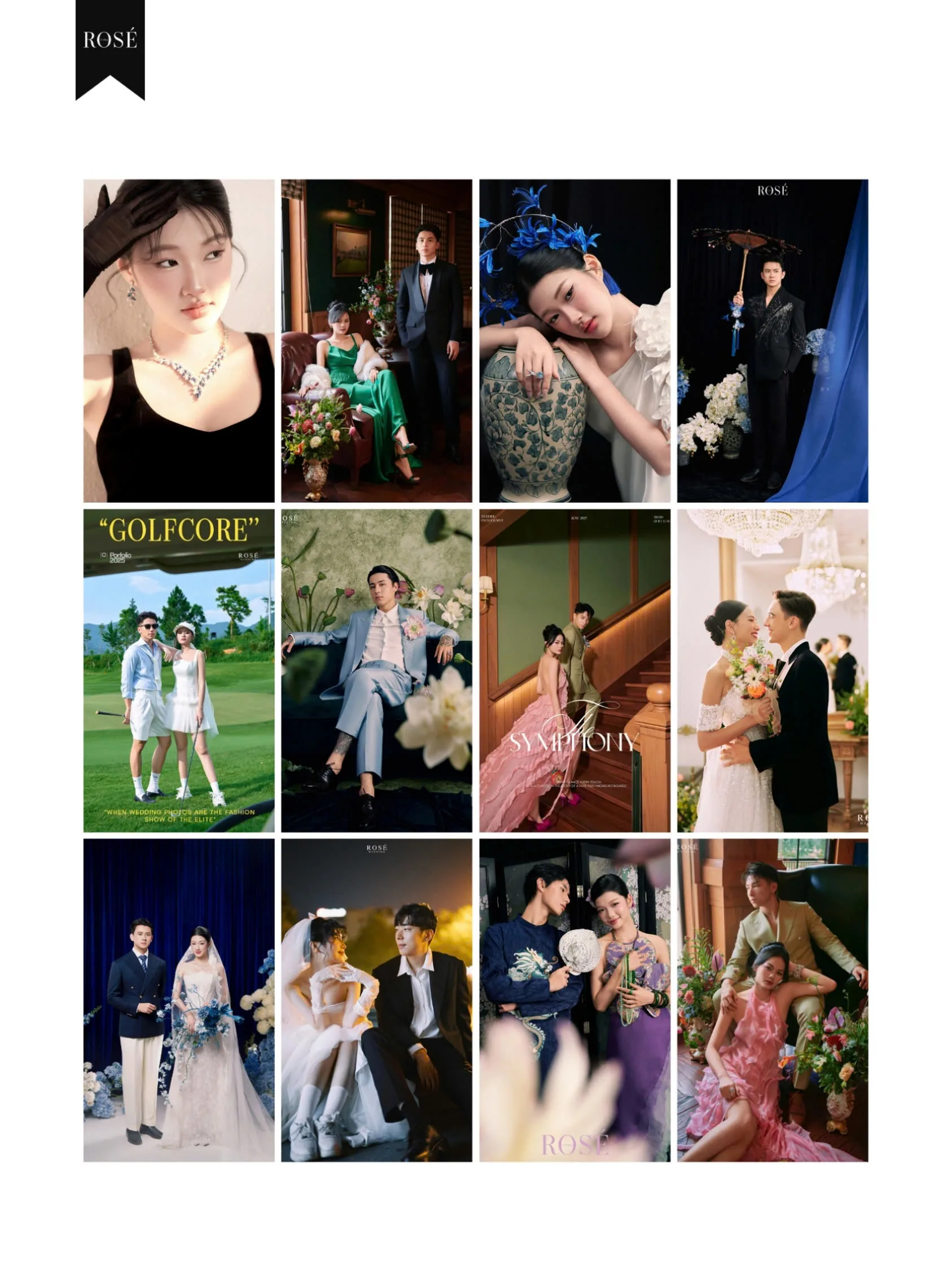 Tác phẩm của Rosé Wedding